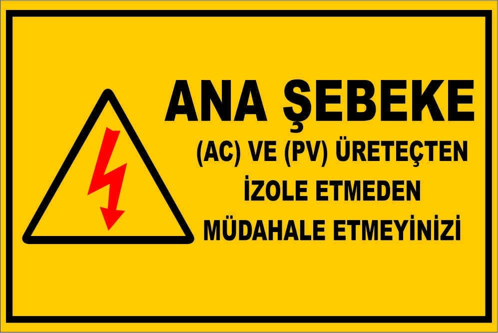 Uyarı Levhası Model:44