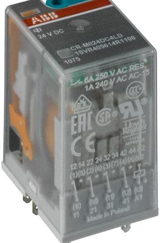 ABB 1SVR405612R1000 CR-M024DC3 Pluggable interface relay