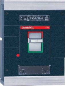 Federal MCCB F72 3P 300A 50kA/415Vac (0,7-1)In (5-10)In 40 °C,Icu=Ics=%100