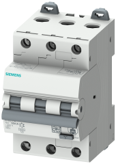 Siemens 5SU1636-7FP20 RCBO, 6 kA, 3P Type A, 300mA, C-Char, In: 20A Un: 400V