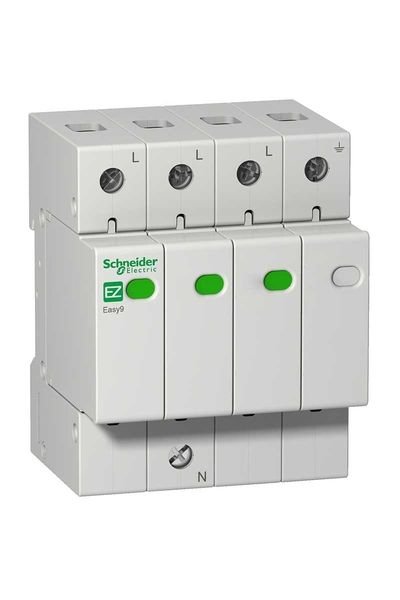 Schneider (EZ9L33745) Easy9 Parafudr T2 3P-N  45KA 400V