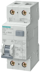 Siemens 5SU1353-1KK25 HATA AKIMI KORUMA ANAHTARLI N OTOMAT-FI/LS (KAÇAK AKIM KORUMA RÖLELİ >N< OTOMAT); C25A; 4.5kA; 240V; 30mA; MONOFAZE