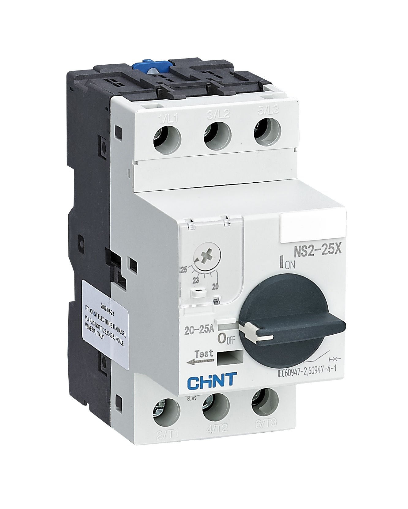 Chint (495180) NS2X Serisi Motor Koruma Şalteri 0.63-1  A Akım Ayar Sahalı