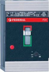 Federal MCCB F33N 4P 80A 70kA/415Vac (0,7-1)In 10In 40 °C,Icu=Ics=%100