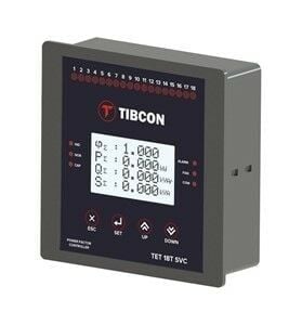 Tibcon (TET-18+3 SVC) 18 Kademe REAKTİF GÜÇ KONTROL RÖLELERİ