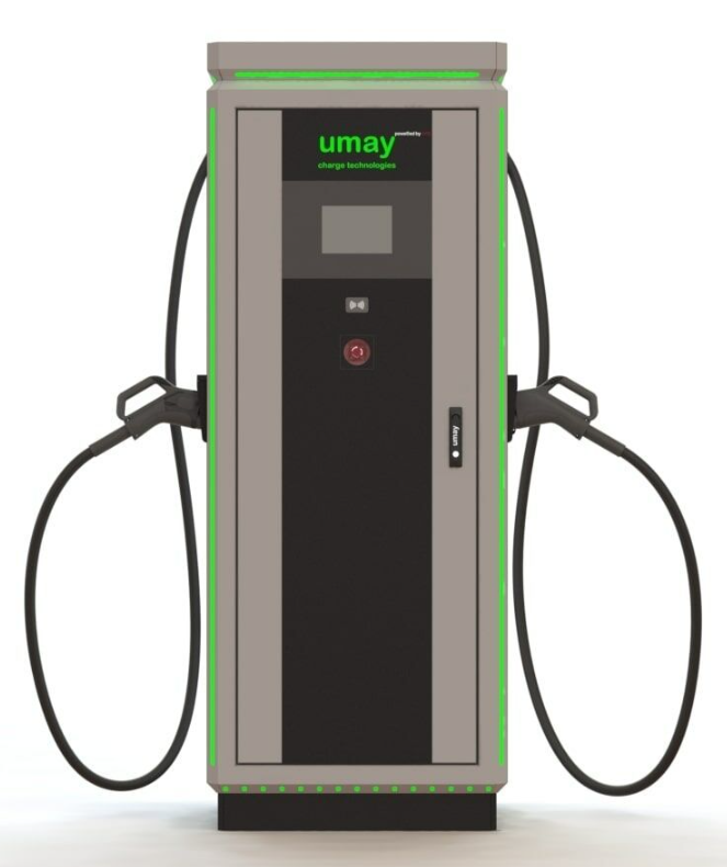 Umay Tech 240 kW DC Şarj İstasyonu 1 Tabanca Çıkış DCC