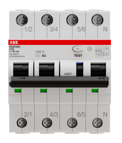 ABB 2CSR256040R1254 DS203NC C25 AC30