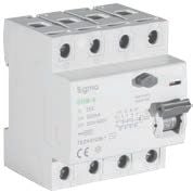 Sigma (SNM4040030) SNM-4 4P 30mA 40A  10kA A TİPİ  A+DC 6mA KAÇAK AKIM KORUMA ŞALTERİ