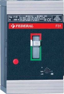 Federal MCCB F33 3P 200A 70kA/415Vac (0,7-1)In 8In 40 °C,Icu=Ics=%100