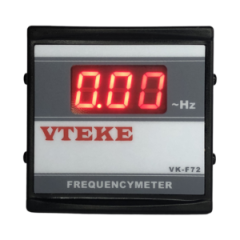 Vteke Dijital Frekansmetre 72x72mm (1- 400Hz) (15V - 500V AC)