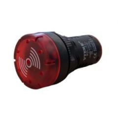 Vteke 22MM LEDLİ SİREN 220V KIRMIZI