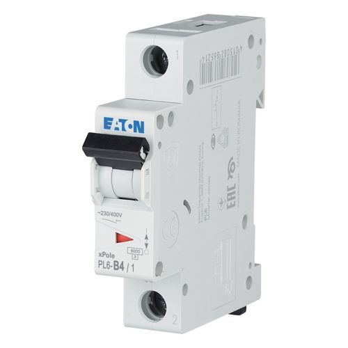 Eaton PL6-B4/1 Minyatür Devre Kesici - 6kA - B eğrisi - 1x4A (286517)