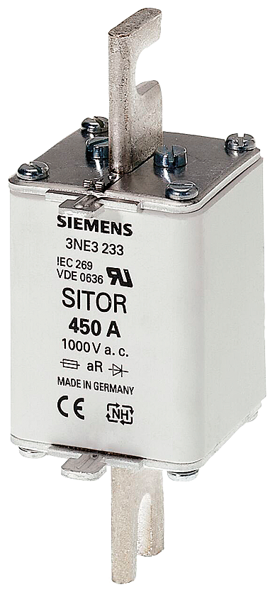 Siemens 3NE3233 SITOR SİGORTA; 1000V AC; aR;  450A; BOY:2