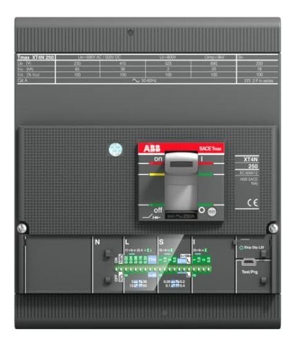 ABB 1SDA068535R1 XT4H 250 Ekip LS/I In=250A 4p F F        (4x250A 70kA Ayar Sahalı Şalter (LS/I))