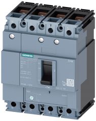 Siemens 3VM1163-4EE42-0AA0 SENTRON SERİSİ KOMPAKT TİP GÜÇ ŞALTERİ;3VM11, 36kA, 63A, TM220, ATFM, AYARLI TERMIK SABİT MANYETİK, 4 KUTUPLU