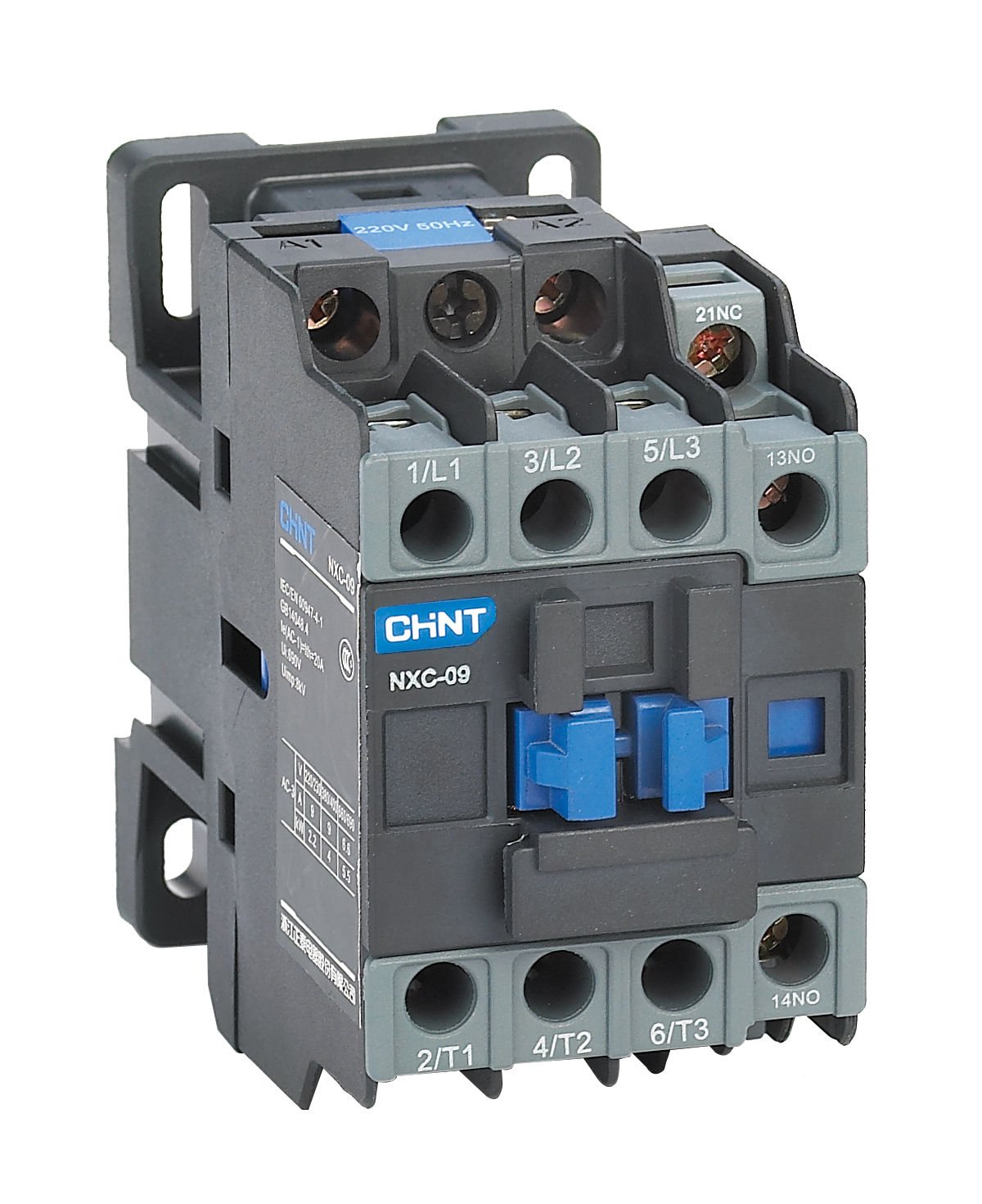 Chint (938177) NXC-85 220V AC Bobinli 3 Kutuplu Kontaktör, 37kW, 85A (AC-3), 1NA+1NK Yardımcı Kontaklı