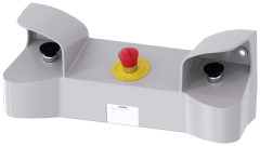 Siemens 3SU1853-3NB00-1AA1 Sirius ACT  Çift-El konsol, Metal (Butonlar dahil)