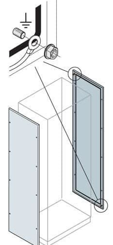 ABB EL2280K N°2 blind side panels 2200x800mm(hxw)