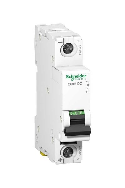Schneider (A9N61501) Acti9 C60H-DC 1P 1A, 6kA C Eğrisi Otomat