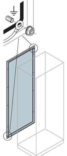 ABB EP2041K Rear blind panel 2000x400mm(hxw)