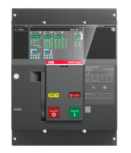 ABB 1SDA101369R1 XT7S M 1600 Ekip Dip LS/I In1600A 3p F F (3x1600A 50kA Ayar Sahalı Şalter (LS/I))