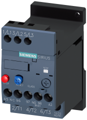 Siemens 3RU2116-1FB1 3RU2 SIRIUS TERMİK RÖLE; FAZ KORUMALI; 1NO+1NC YARDIMCI KONTAKLI 3;5-5A;  BOY S00 ( RAYA MONTAJLI )