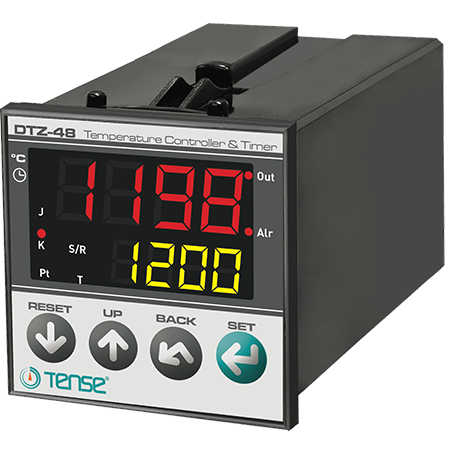 Tense (DTZ-48) Zaman Röleli Dijital Multifonksiyon Özellikli Termostat 48x48 mm