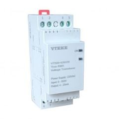 Vteke GERİLİM TRANSDÜSERİ, 0-500V, ÇIKIŞ: 0-10V, UN: 220V