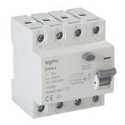 Sigma (SLM4080300) SLM 4P 300mA 80A 10kA GECİKMELİ KAÇAK AKIM KOR.ŞALT.