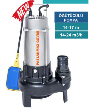 Momentum PSP40-15/1.5F 2,0HP Bıçaklı Su Pompası