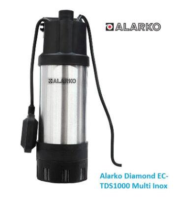 Alarko Diamond EC-TDS1000 Multi Inox 1.25Hp 220V Paslanmaz Çelik Gövdeli Keson Kuyu ve Sarnıçlar İçin Dalgıç Pompa - Aisi 304