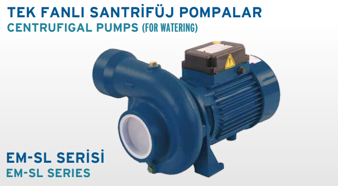 Empopompa EM-SL 150 M 1,5HP Tek Fanlı Santrifüj Pompa