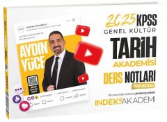 İndeks Akademi 2025 KPSS Tarih Akademisi Video Ders Notları - Aydın Yüce İndeks Akademi Yayıncılık