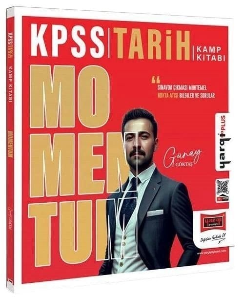 Yargı 2025 KPSS Tarih Momentum Kamp Kitabı - Günay Göktaş Yargı Yayınları