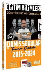 Yargı 2025 KPSS Eğitim Bilimleri Öğretim İlke ve Yöntemleri Çıkmış Sorular Çözümlü - Gökçer Ateş Yargı Yayınları