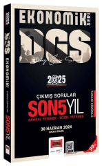 Yargı 2025 DGS Çıkmış Sorular Son 5 Yıl Çözümlü Ekonomik Seri Yargı Yayınları