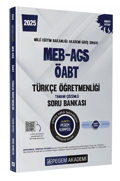 2025 MEB-AGS-ÖABT Türkçe Öğretmenliği Tamamı Çözümlü Soru Bankası