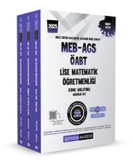 2025 MEB-AGS-ÖABT Lise Matematik Öğretmenliği Konu Anlatımlı