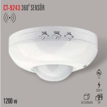 CATA SIVA ÜSTÜ SENSÖR CT-9243