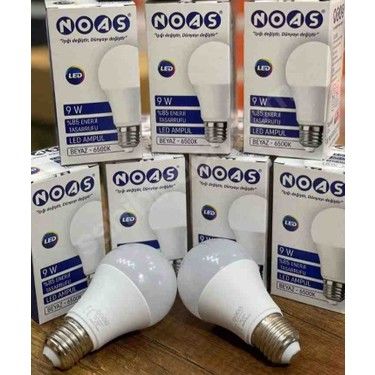NOAS 9W led ampül beyaz ışık 6500K