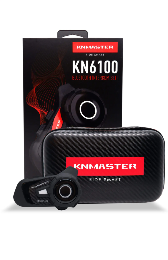 Knmaster KN6100 Motosiklet Kask İnterkom Bluetooth Intercom Kulaklık Seti