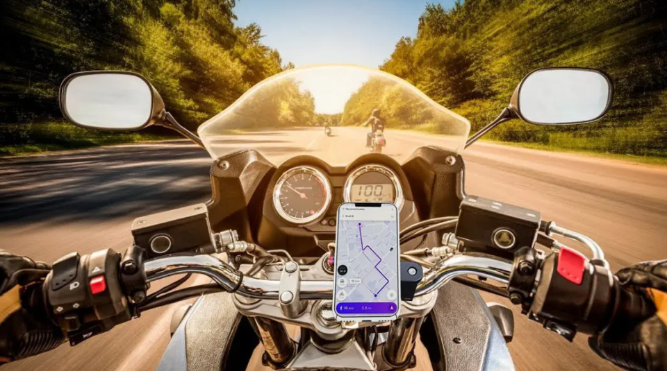 Knmaster TT-710 Plus Titreşim Engelleyici Tüm Motosikletlere Uyumlu Hayalet Telefon Tutucu