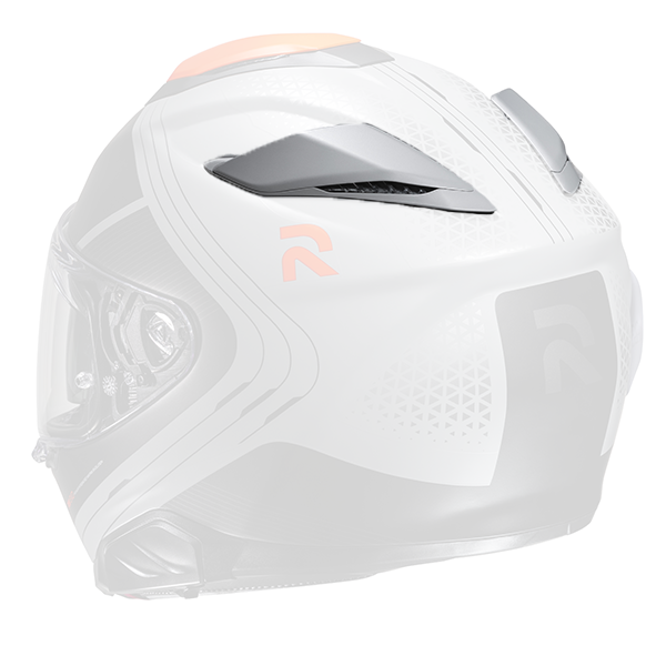HJC RPHA71 KASK ARKA HAVALANDIRMA SEMI FLAT TITANIUM