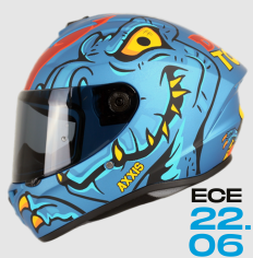 AXXIS DRAKEN S DINOTOON C7 MATT BLUE