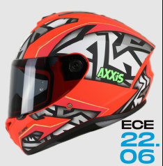 AXXIS DRAKEN S DINOTOON C7 MATT TURUNCU
