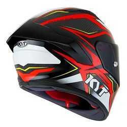 KYT NZ RACE CARBON STRIDE KIRMIZI BEYAZ