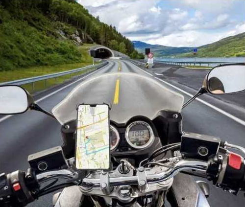 Knmaster TT-450 titreşim engelleyicili motosiklet telefon tutacağı