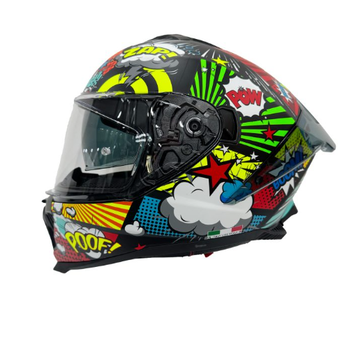 SWAY SW 865 BOOM Black Callorful Kask