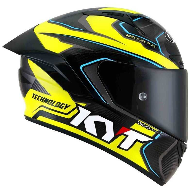 KYT NZ RACE KASK CARBON COMPETITION YELLOW