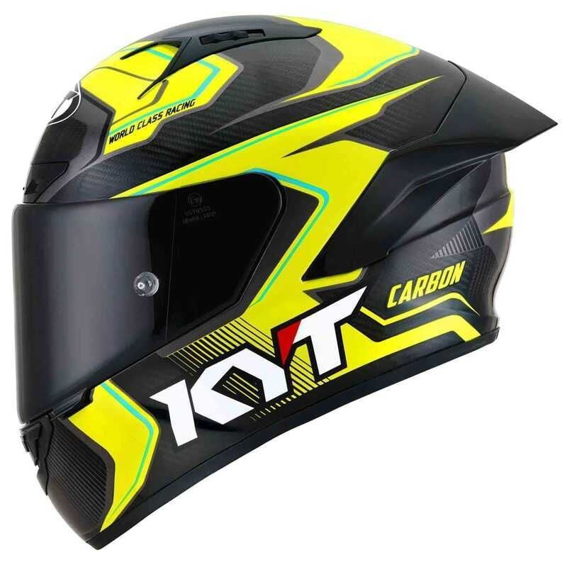 KYT NZ RACE KASK CARBON COMPETITION YELLOW